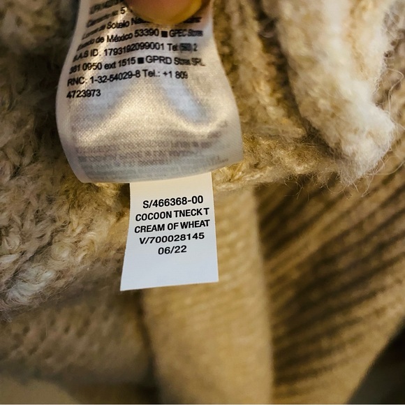 Old Navy Women's Cowl Neck Sweater in Light Olive - Picture 3 of 6